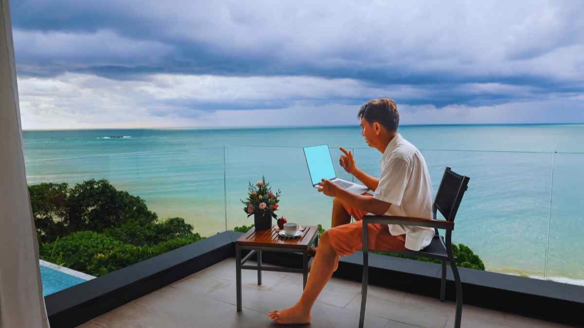 Person writing in a journal