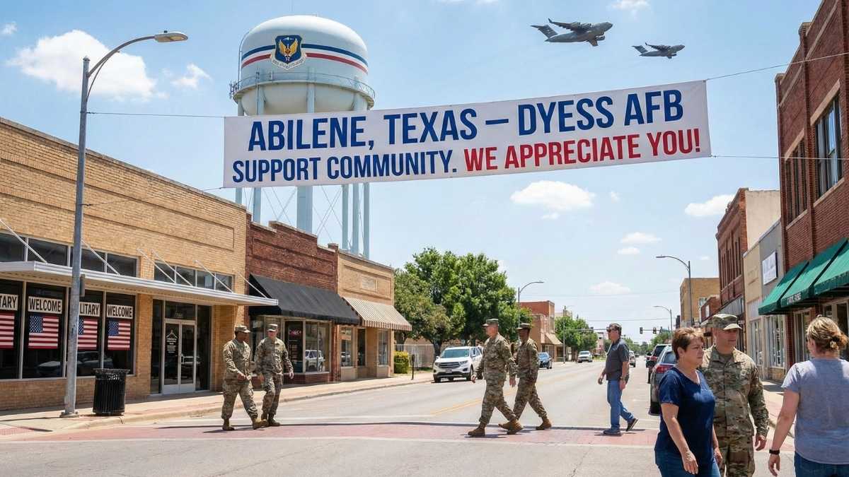 Abilene, Texas (Dyess Air Force Base Support Community)

