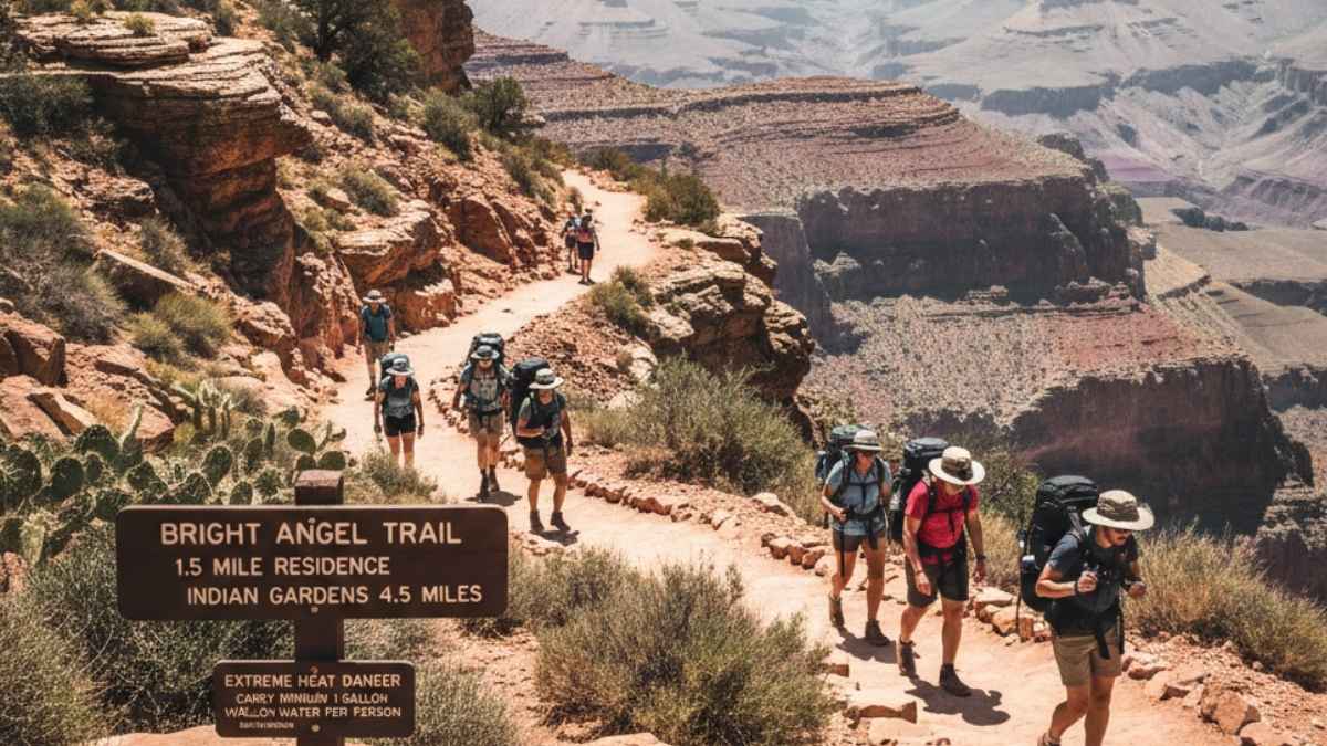 Bright Angel Trail (Extreme Summer Heat) – Arizona