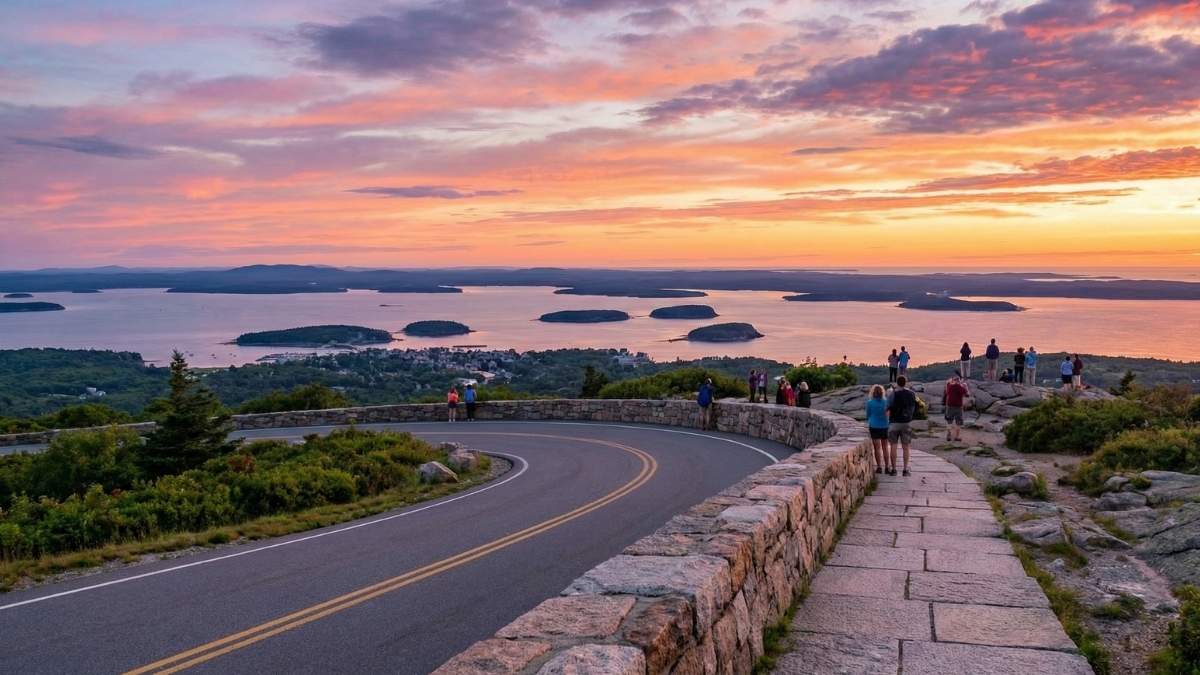 Cadillac Summit Loop Panoramic Point – Acadia National Park