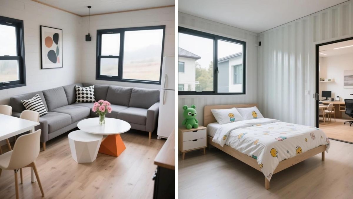 Crisp White & Warm Wood Retreat - A Modern Modular Escape