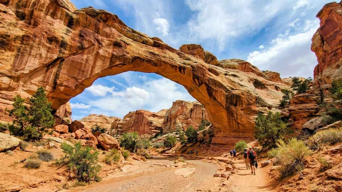 Hickman Bridge via Cohab Canyon, Utah