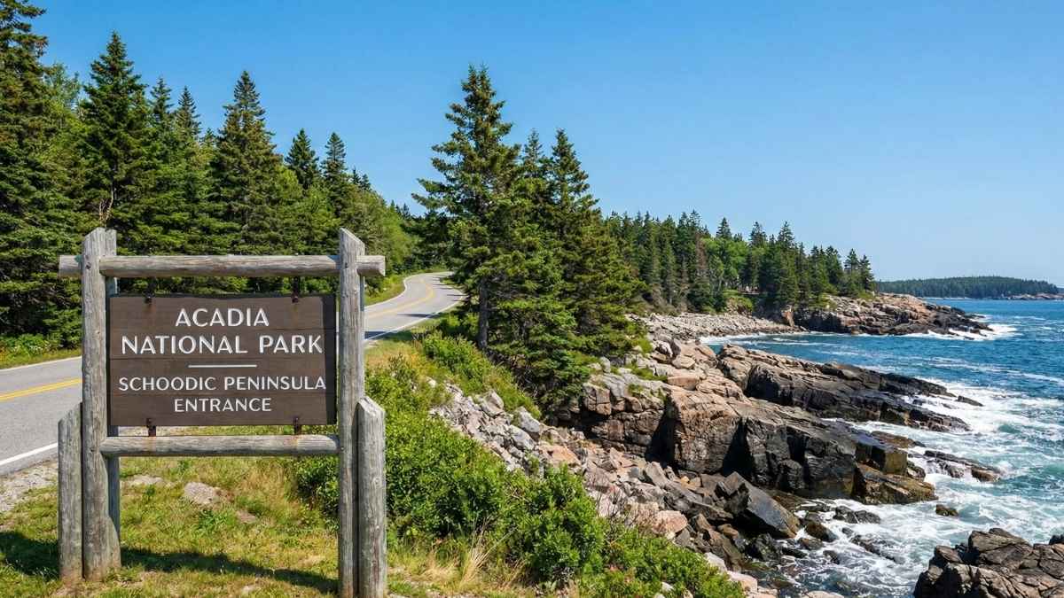 Acadia National Park — Schoodic Peninsula Entrance