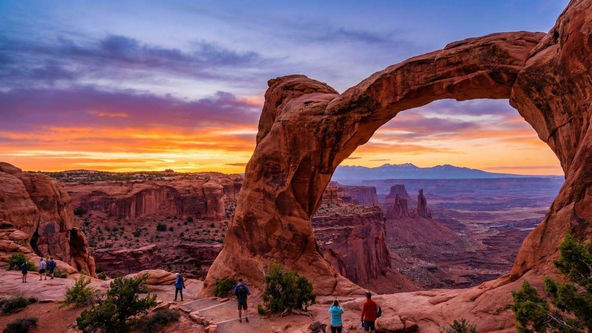 Skyline Arch Viewpoint – Arches National Park