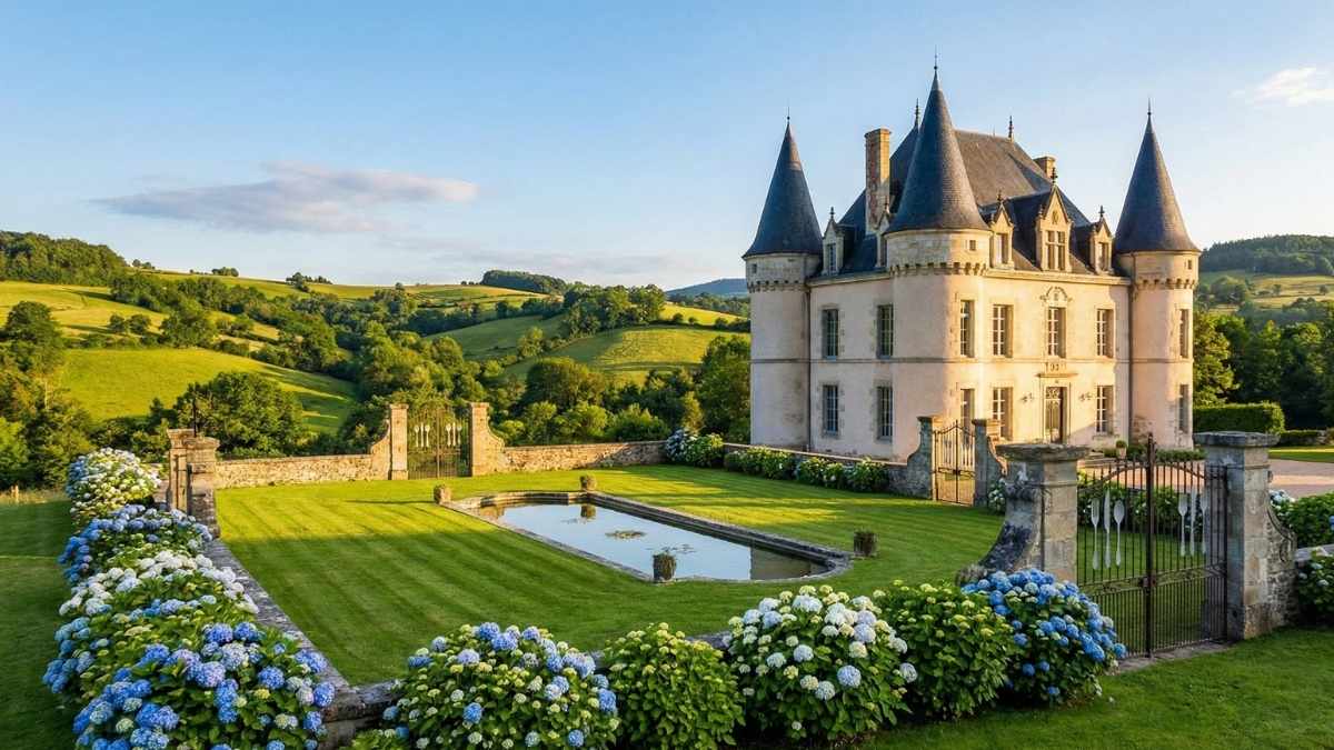 Small Château Near Thiers, France