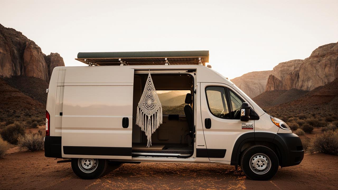 Warm Clay & Macramé Haven - A Soulful Retreat for the Mobile Healer