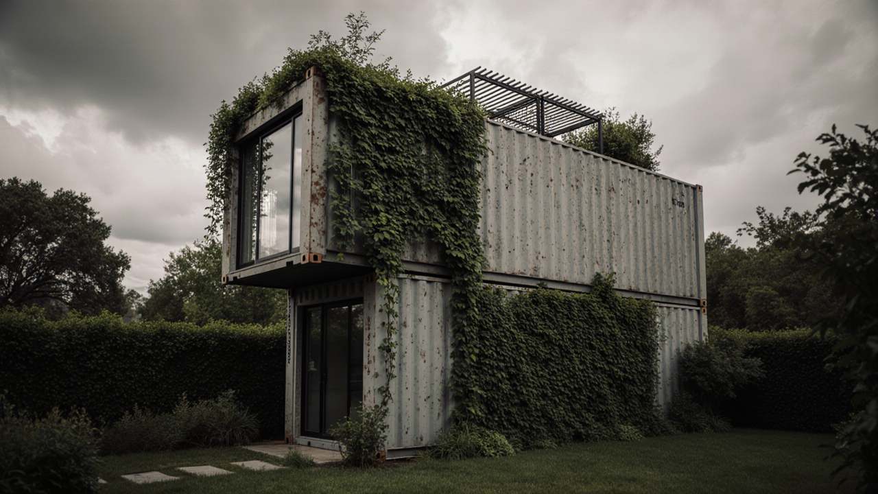 Rust & Vines Industrial Loft – A Living Brutalist Statement