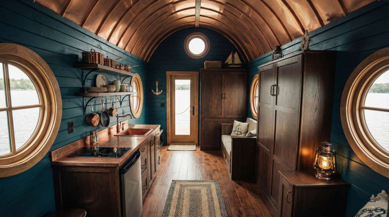 The Captain's Quarters – Modern Maritime Victorian interior