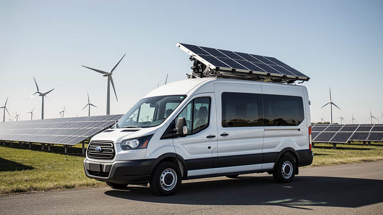 Solar White & Bamboo Cruiser - A Mobile Haven for the Planet-Conscious