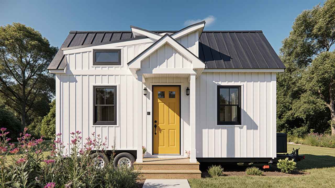 Crisp White and Sunshine Yellow — A Modern Farmhouse Garden Retreat