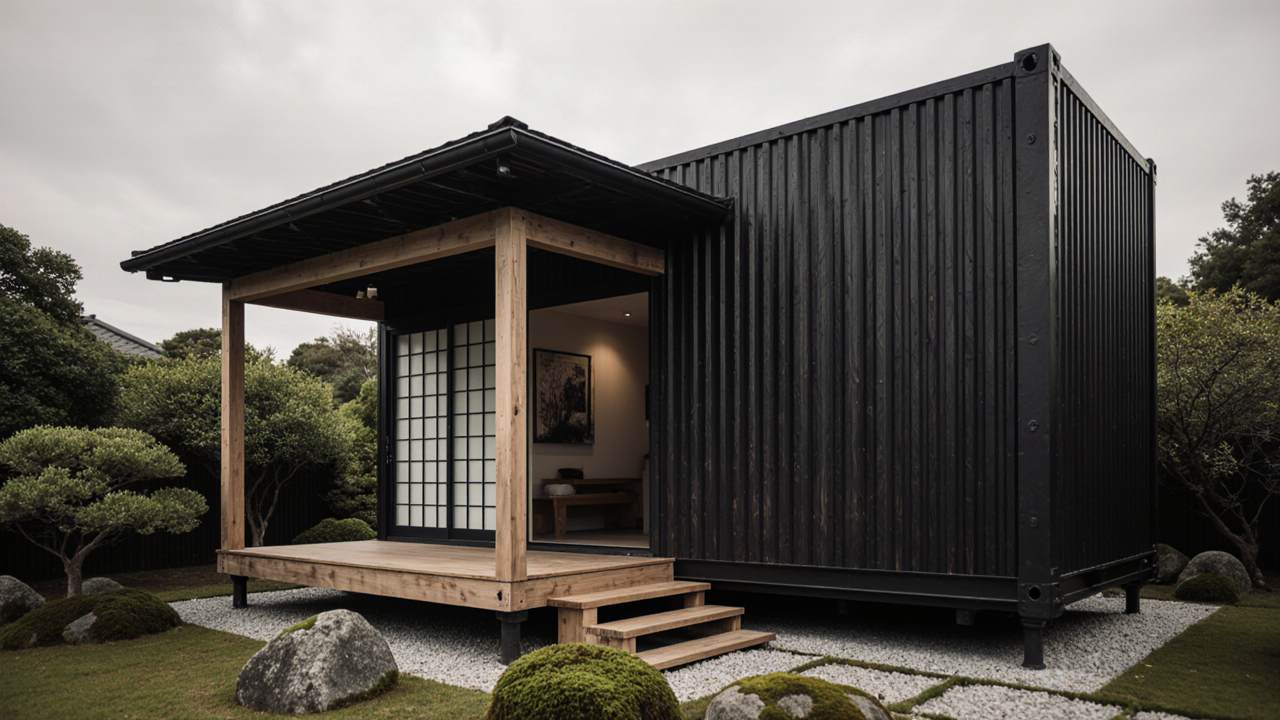 Midnight & Maple Tea House – A Minimalist Zen Escape