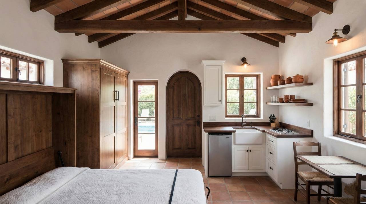 The Mediterranean Casita — Poolside Villa interior