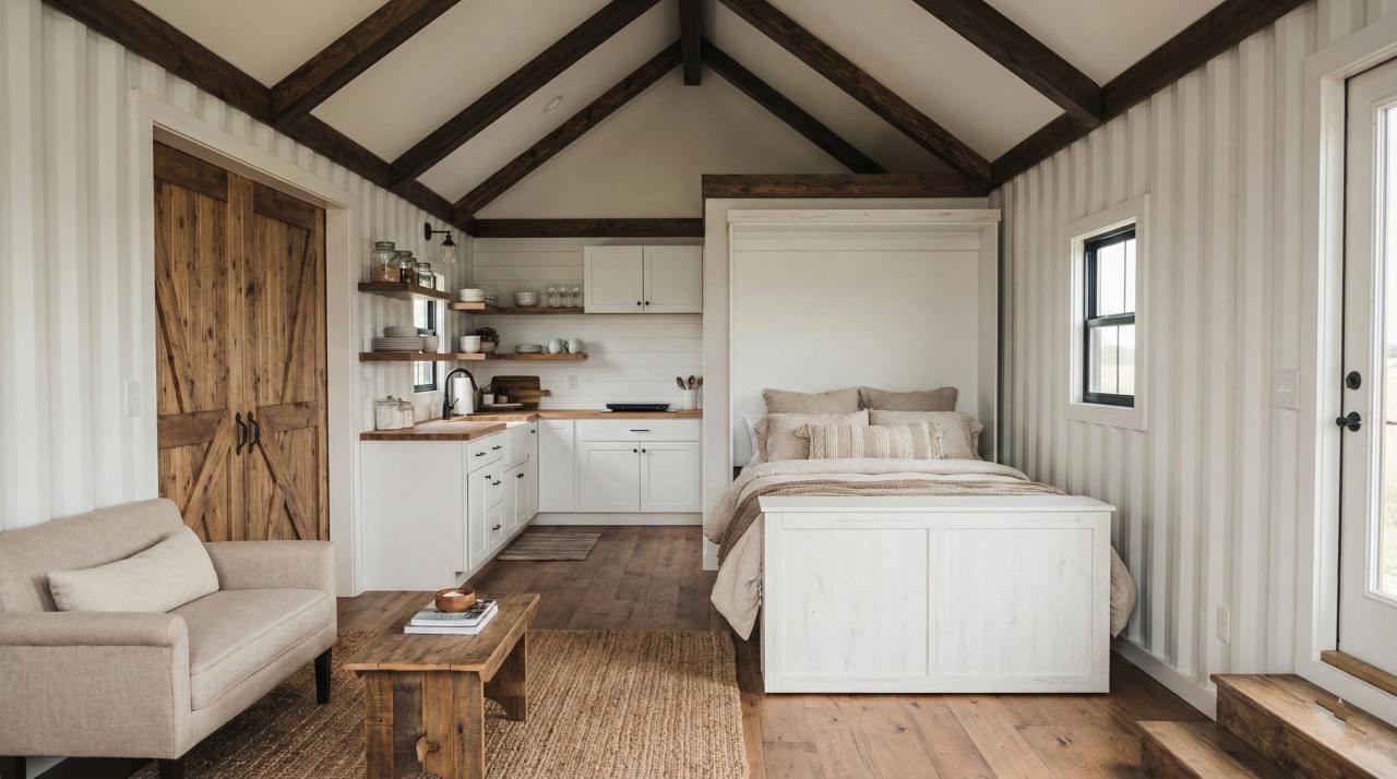 The Modern Barn – Farmhouse Chic interior