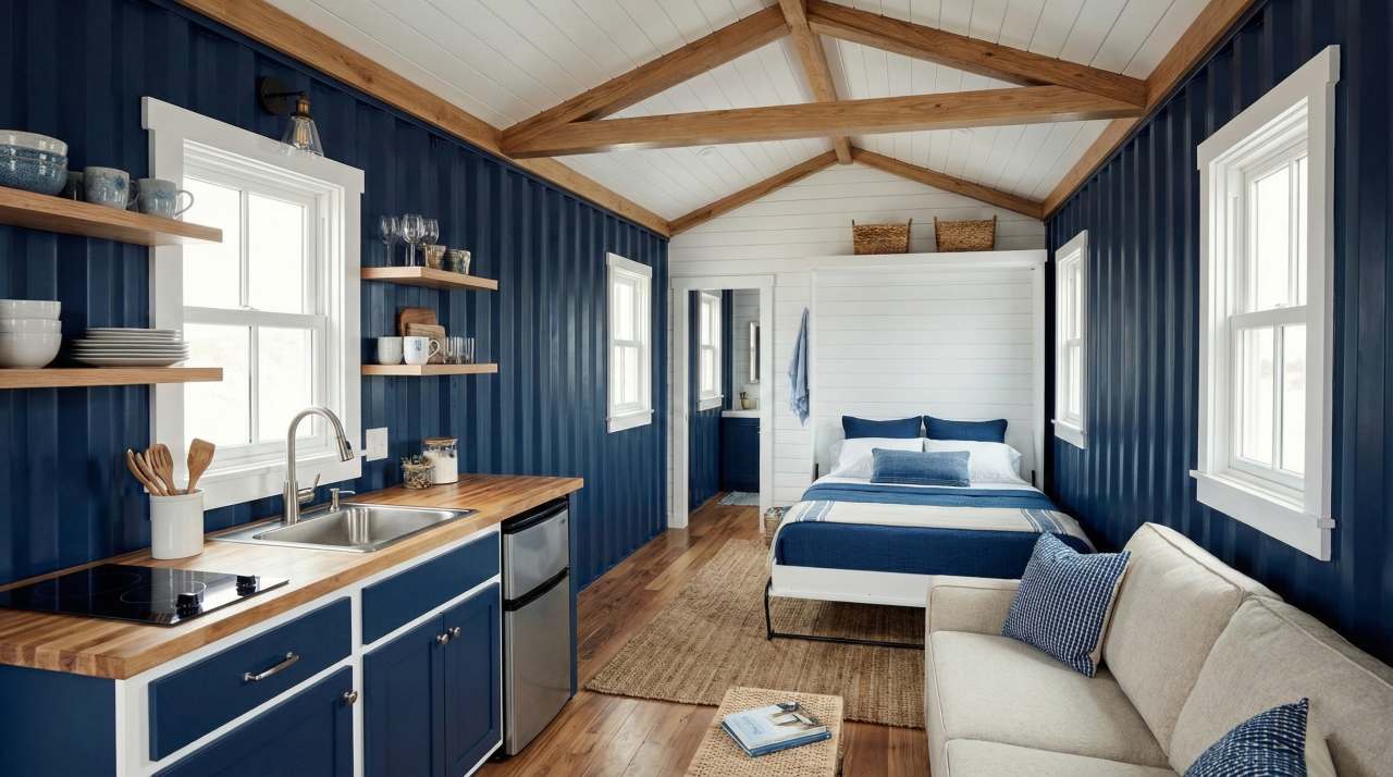 The Nautical Blue – Coastal Cottage interior
