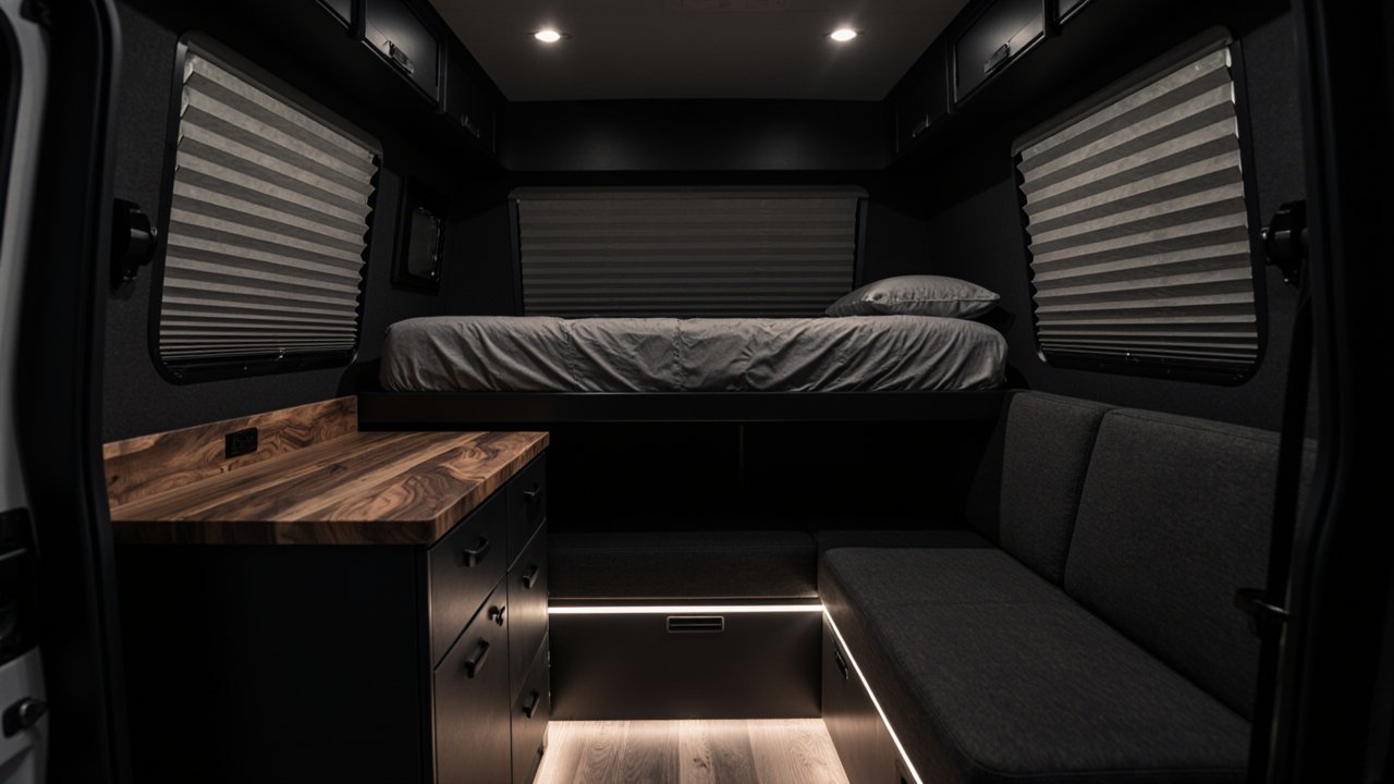 The Night Shift Stealth (Sleep & Urban Focus) interior