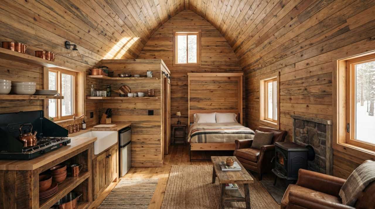 The Nordic Longhouse Micro-Edition interior