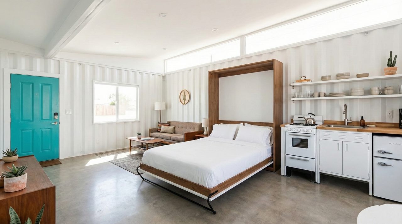 The Retro Palm – Mid-Century Modern interior
