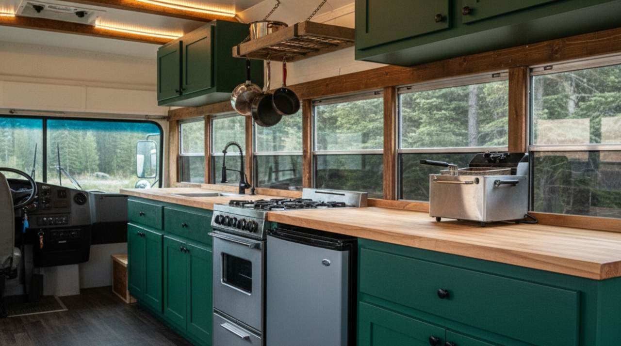 The Rustic Modern Mountain Cabin interior