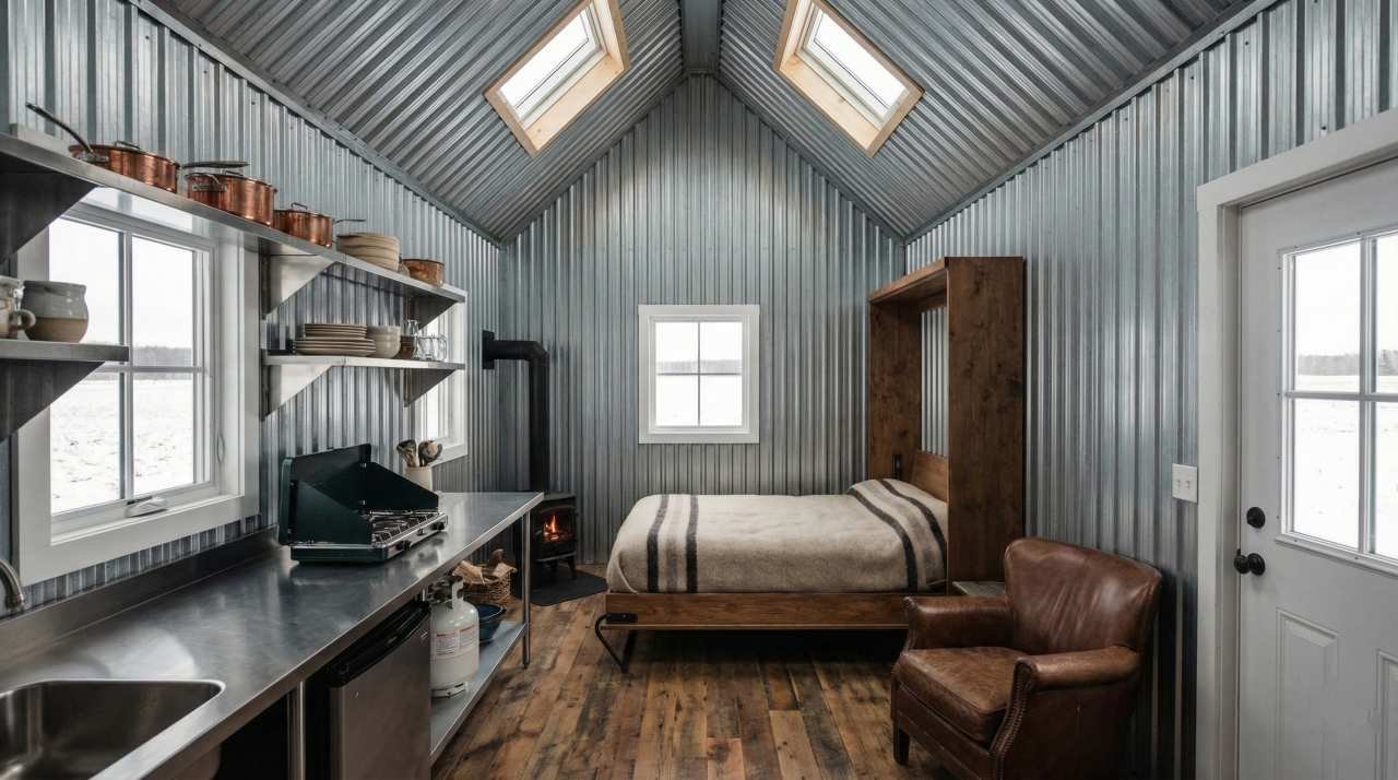 The Silo Grain Bin Conversion interior