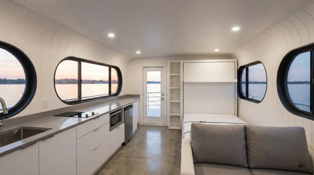 The Streamline – Art Deco Nautical interior