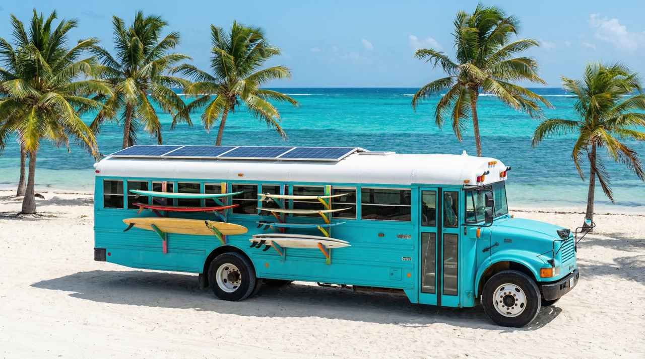 Turquoise and Driftwood Surf Shack – A Tropical Kitchen Escape