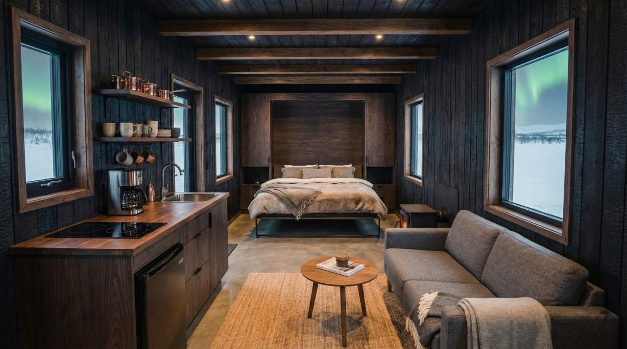 The Tundra Box Shipping Container Hybrid interior