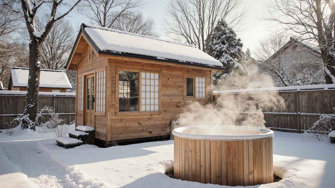 Honey Cedar & Steaming Onsen – A Minimalist Winter Wellness Retreat