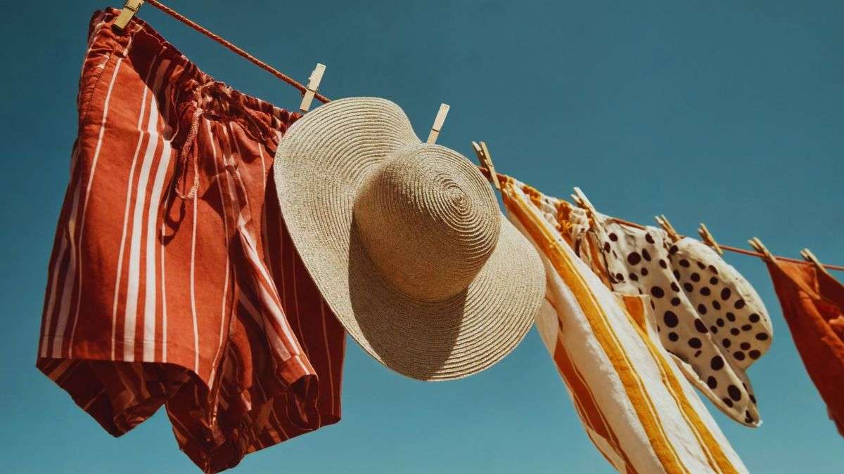 Using the Railing as a Clothesline