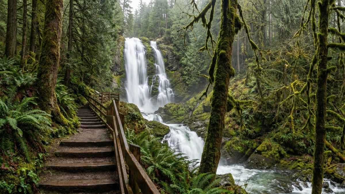 Wallace Falls via Woody Trail, Washington