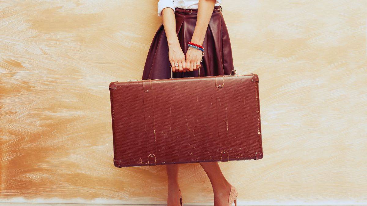Lugging Giant Suitcases on Cobblestones