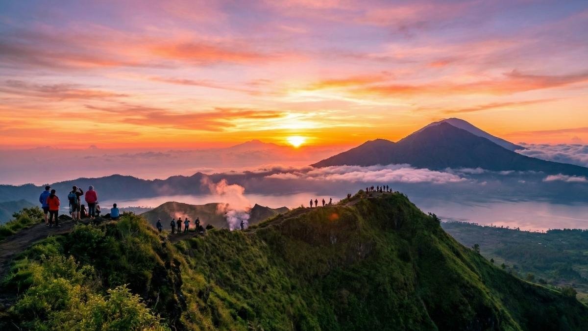 Mount Batur Sunrise Trek, Bali, Indonesia