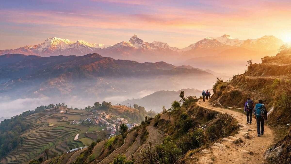 Nagarkot Sunrise Trail, Nepal