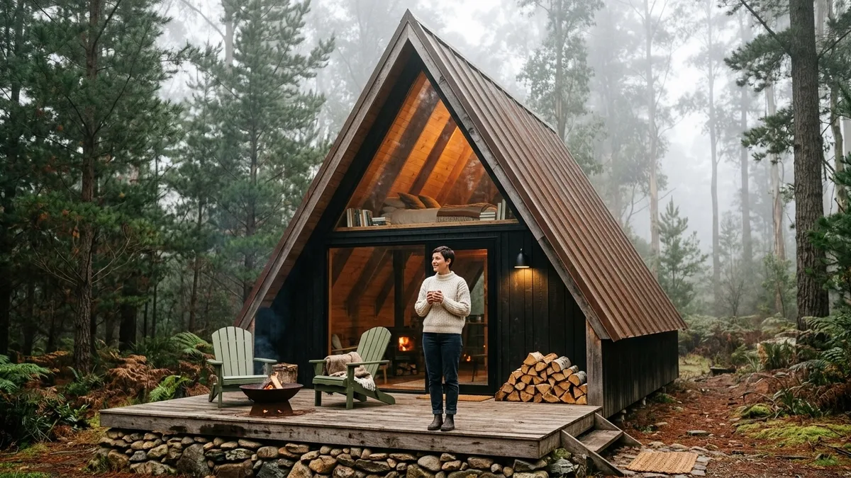 13+ A-Frame Tiny Cabin Designs for Weekend Escapes