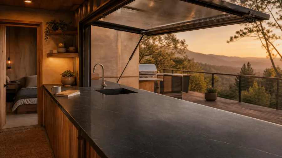 The Indoor-Outdoor Kitchen Setup