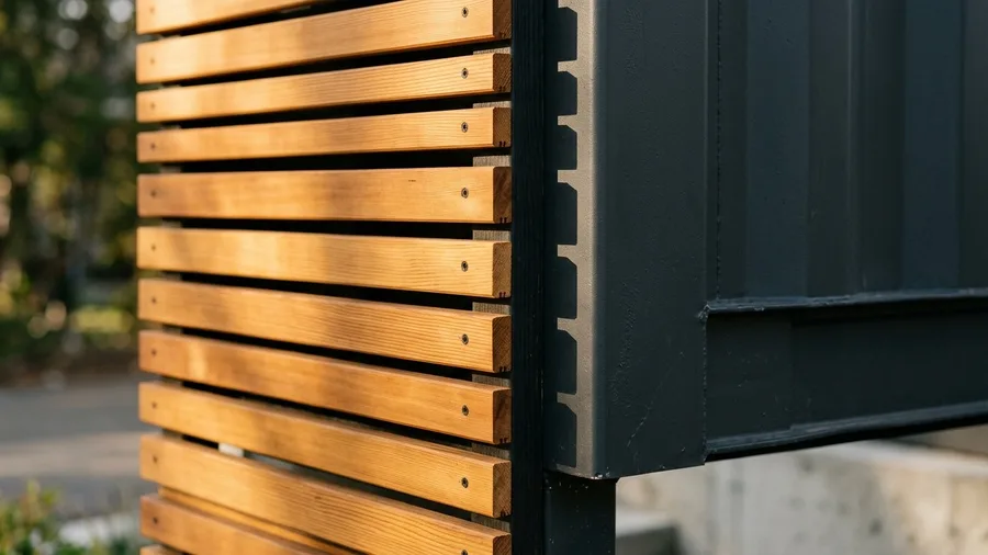 Horizontal Western Red Cedar Slats