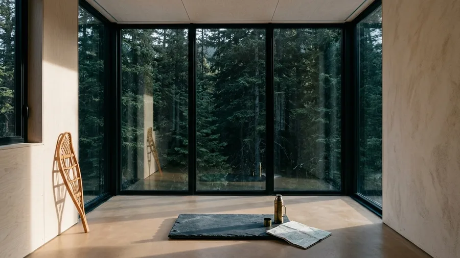 The Alpine Glass Cabin With Low-Iron Casements