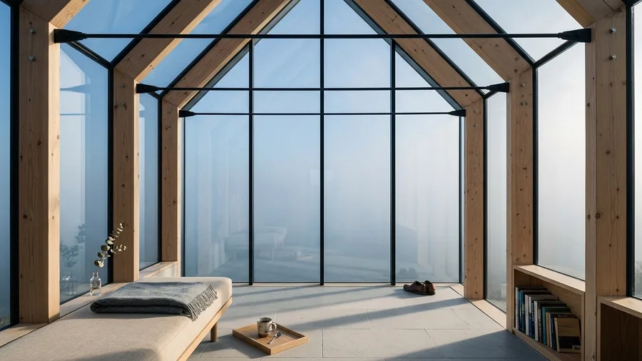 The Valley View Studio With Double-Height Glass Gable