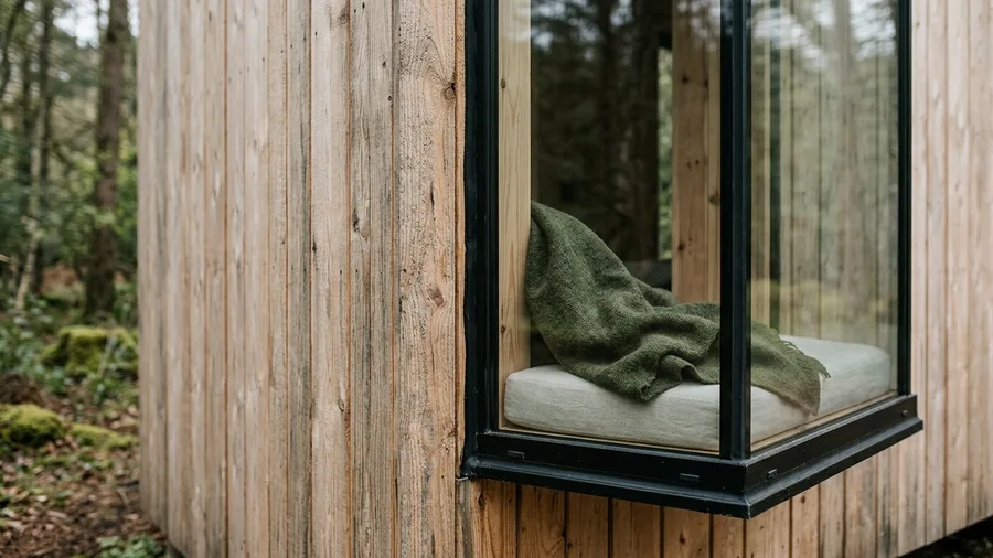 The Woodland Retreat With Floor-to-Ceiling Bays