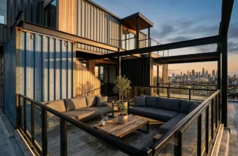 19+ Shipping Container Homes With Rooftop Decks and Skyline Views
