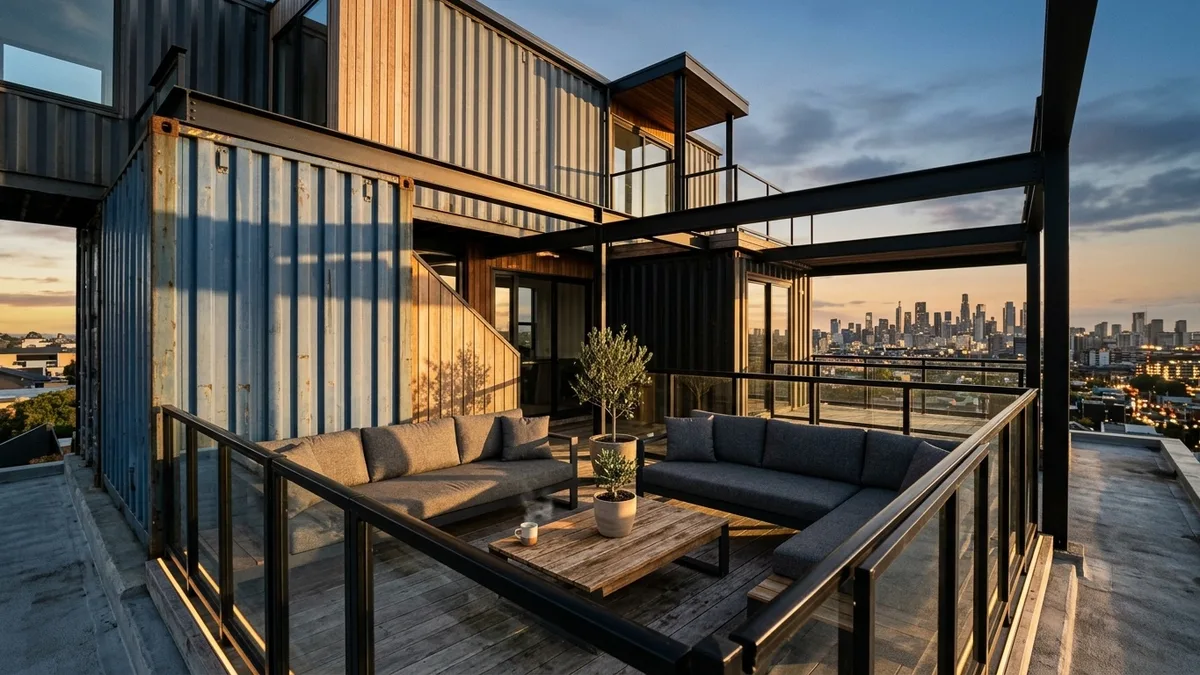 15+ Container Home Interiors With Warm Wood and Zero Industrial Coldness