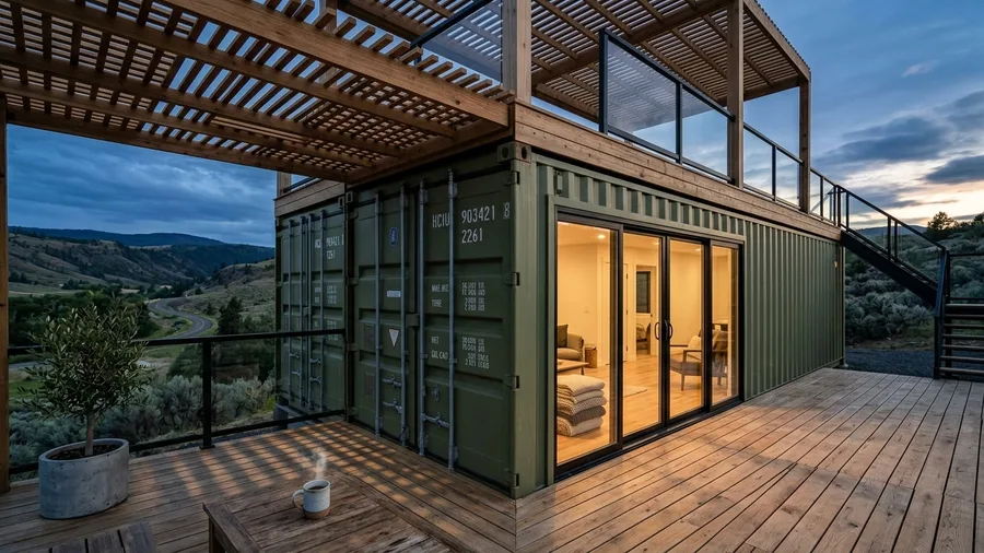 Double-Wide Container Sky Deck