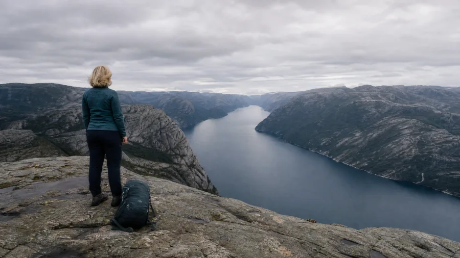 Remove Your Pack Before Approaching Any Cliff Edge