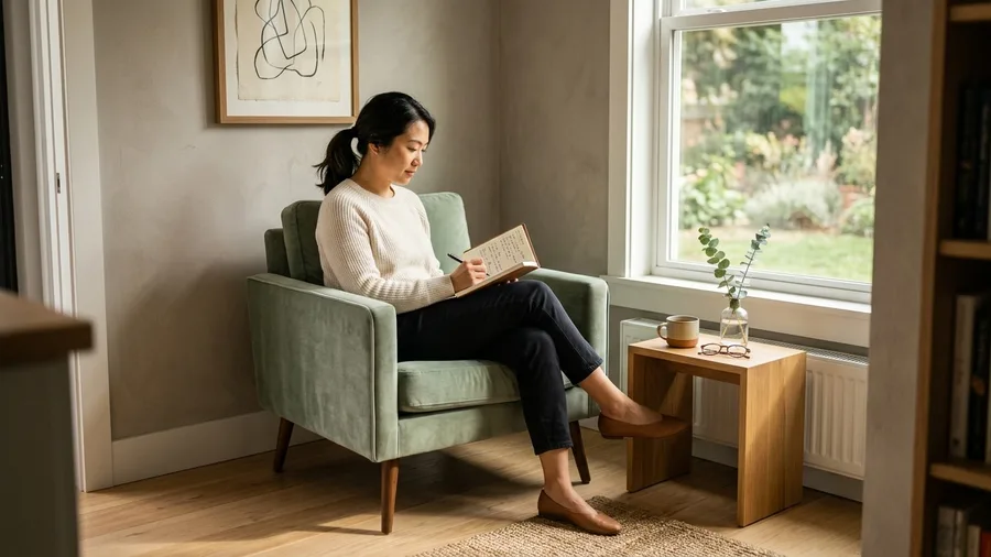 Micro Footprint Club Chairs in Sage Green