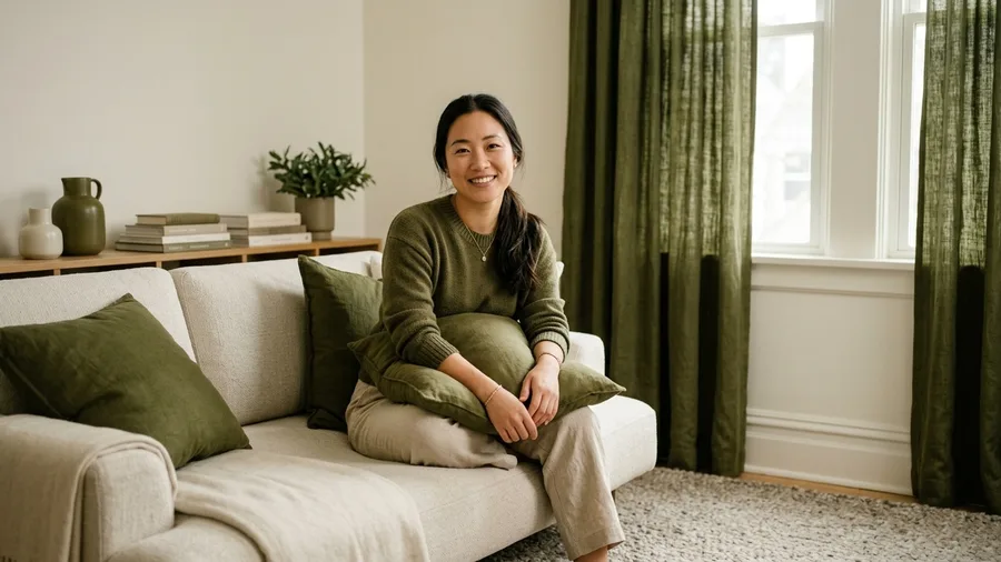 Monochromatic Olive and Bone Palette