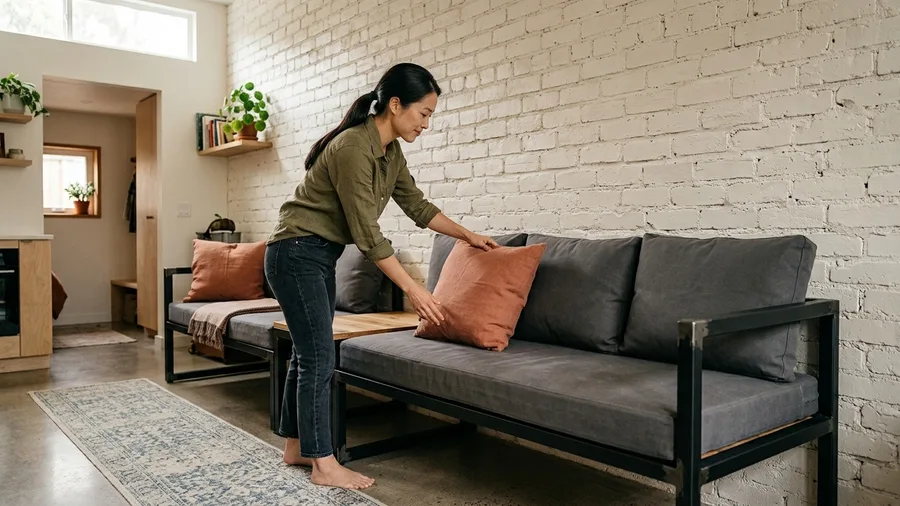 Modular Steel Frame Bench Seating