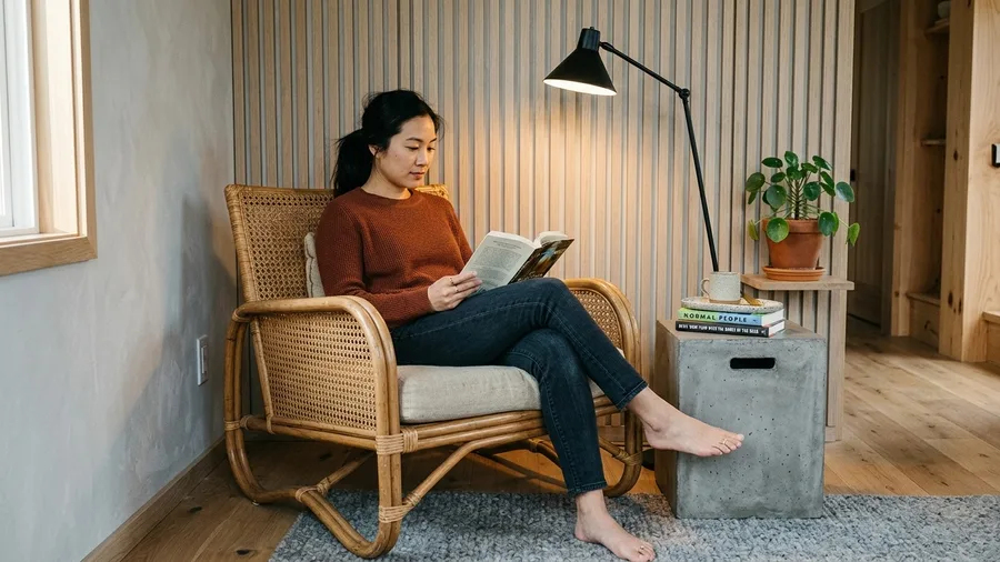 Mixing Rattan and Iron in Small Living Rooms
