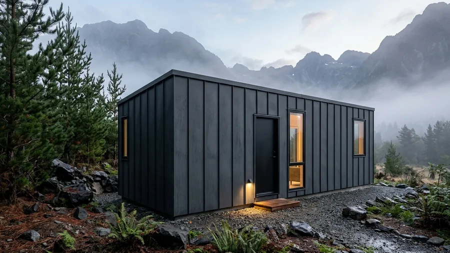 Dark Zinc Panel Architecture