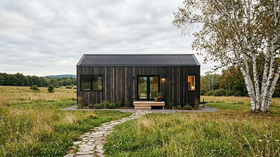 Dark Gray Standing Seam with Solar Integration