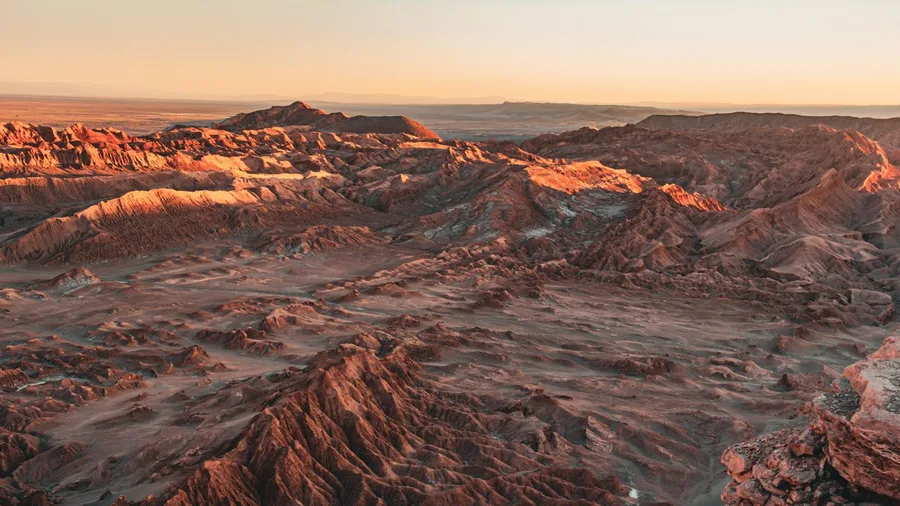 Atacama Desert, Chile: Valle de la Luna at Dusk