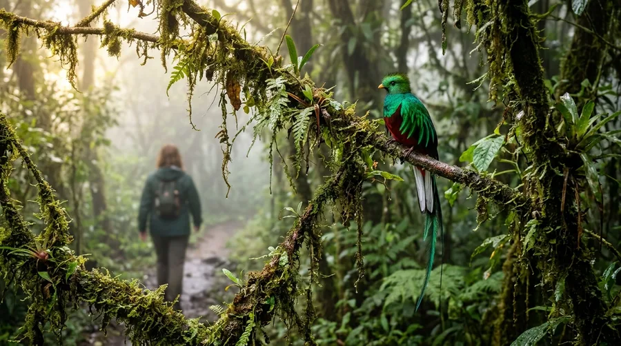 Spotting Wildlife in Costa Rica's Cloud Forest